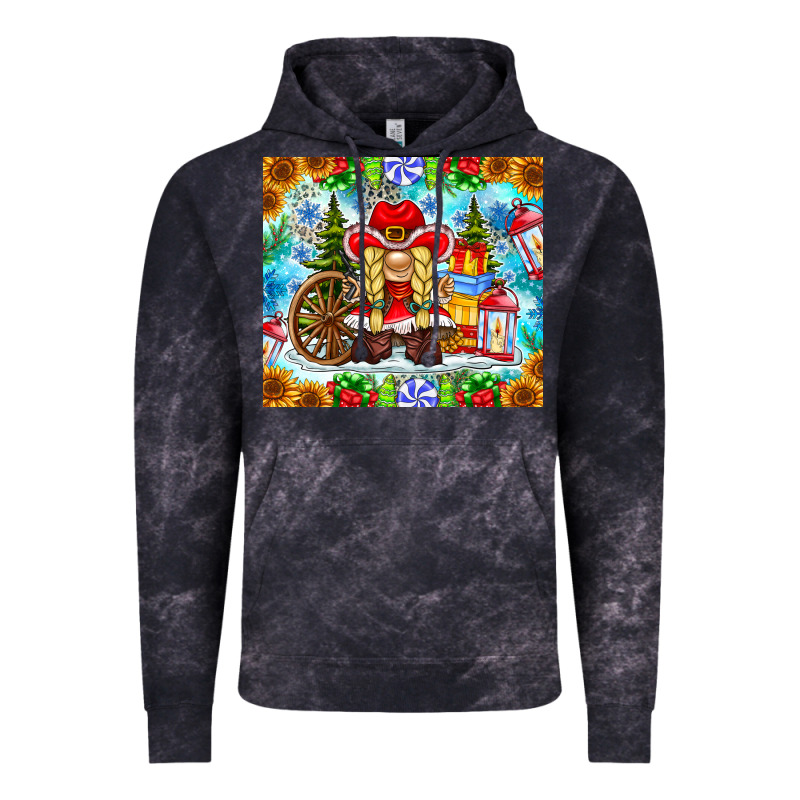 Christmas Cowboy Gnome Vintage Hoodie by CowhideDigitalArt | Teevron