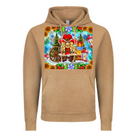 Vintage Camel Christmas cowboy gnome Vintage Hoodie - CowhideDigitalArt