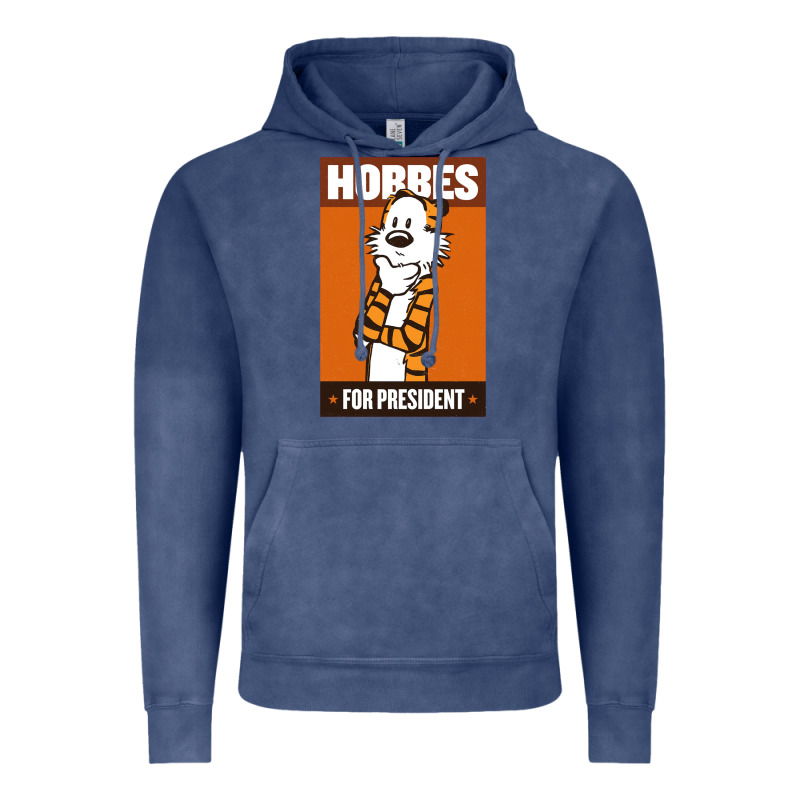 Hobbes For President Vintage Hoodie by linhVisuals | Teevron
