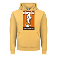 Vintage Mustard hobbes for president Vintage Hoodie - linhVisuals