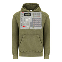 Vintage Olive akai mpc2000 Vintage Hoodie - linhVisuals