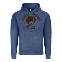 Vintage Denim angela davis day 70s black rights Vintage Hoodie - linhVisuals