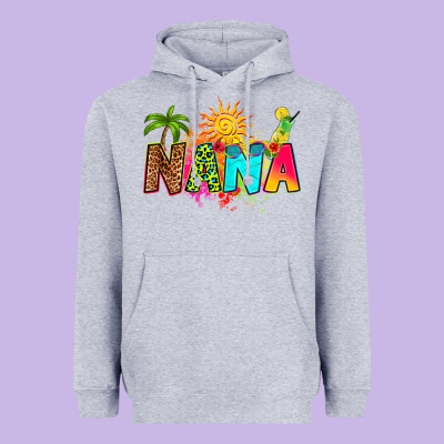 Summer Nana Heavyweight Hoodie Designed By Ranaportraitstore