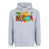 Heather Grey summer nana Heavyweight Hoodie - RanaPortraitStore