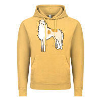 Vintage Mustard borzoi Vintage Hoodie - linhVisuals
