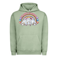Pigment Oil Green Happy easter bunny tails Urban Hoodie - RanaPortraitStore