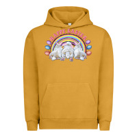 Pigment Peanut Butter Happy easter bunny tails Urban Hoodie - RanaPortraitStore