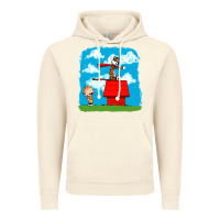 Vintage Artic Calvin Hobbes Vintage Hoodie - linhVisuals