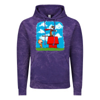 Cloud Purple Calvin Hobbes Vintage Hoodie - linhVisuals