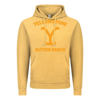 Vintage Mustard dutton ranch Vintage Hoodie - linhVisuals