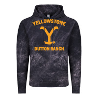 Cloud Black dutton ranch Vintage Hoodie - linhVisuals