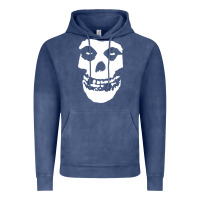Vintage Denim mens skull Vintage Hoodie - linhVisuals