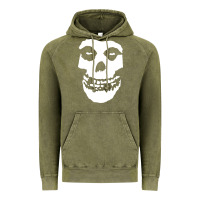Vintage Olive mens skull Vintage Hoodie - linhVisuals