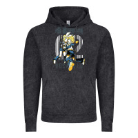 Vintage Black kagamine rin len Vintage Hoodie - linhVisuals