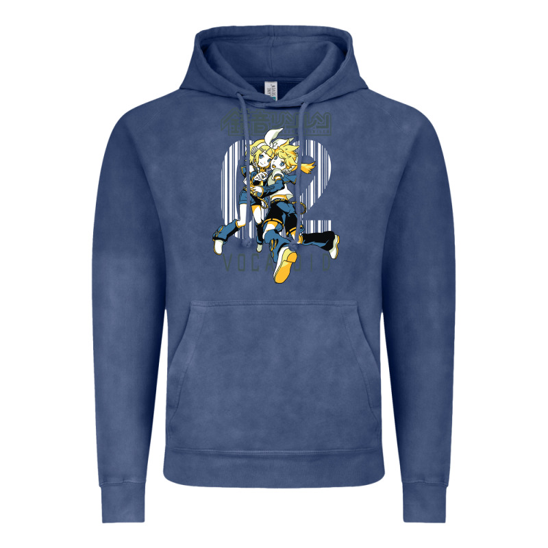 Kagamine Rin Len Vintage Hoodie by linhVisuals | Teevron