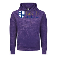 Cloud Purple la salle college high school Vintage Hoodie - linhVisuals