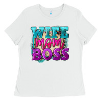 Wife Mom Boss Ladies Tee | Teevron