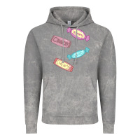 Cloud Rock candy pieces Vintage Hoodie - linhVisuals