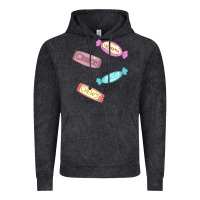 Vintage Black candy pieces Vintage Hoodie - linhVisuals