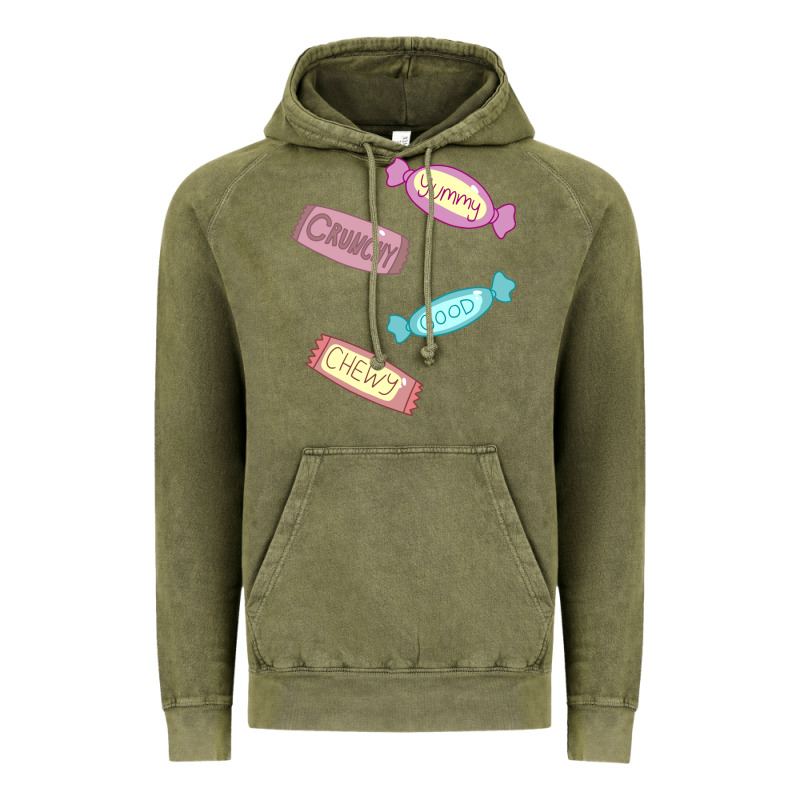 Candy Pieces Vintage Hoodie by linhVisuals | Teevron