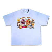 Grape Ice Lunch Lady Coffee Cups Urban Heavy Tee - FaDigitalArtStudio