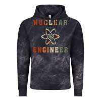 Cloud Black nuclear engineering quote Vintage Hoodie - linhVisuals