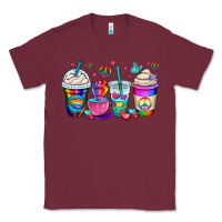Burgundy pride lgbtq coffee cups Classic Tee - OliviaCreatesArt