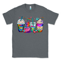 Charcoal Heather pride lgbtq coffee cups Classic Tee - OliviaCreatesArt