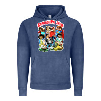 Vintage Denim garbage pail kids Vintage Hoodie - linhVisuals