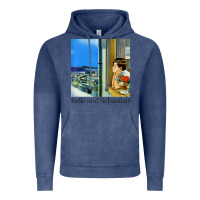 Vintage Denim belle and sebastian 90s style fanart design Vintage Hoodie - linhVisuals