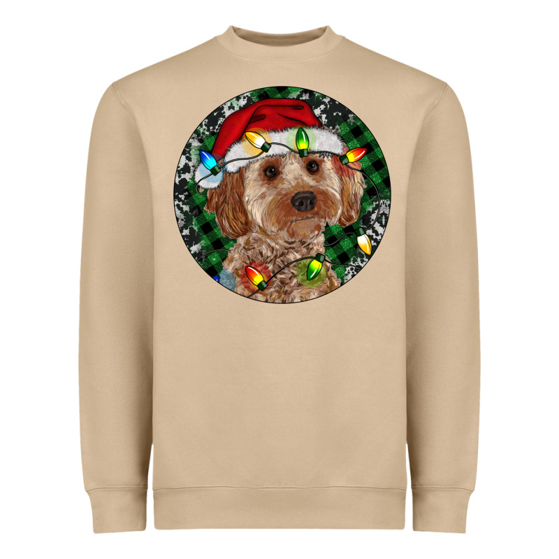 Cockapoo Christmas Heavyweight Sweatshirt by RanaPortraitStore | Teevron