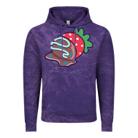 Cloud Purple chocolate covered strawberry Vintage Hoodie - linhVisuals