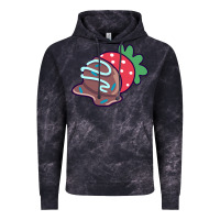 Cloud Black chocolate covered strawberry Vintage Hoodie - linhVisuals