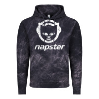 Cloud Black napster light Vintage Hoodie - linhVisuals
