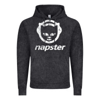 Vintage Black napster light Vintage Hoodie - linhVisuals