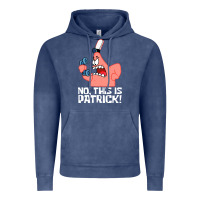 Vintage Denim no this is patrick Vintage Hoodie - linhVisuals