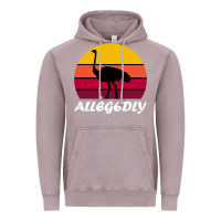 Vintage Zinc retro vintage allegedly ostrich Vintage Hoodie - linhVisuals