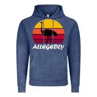 Vintage Denim retro vintage allegedly ostrich Vintage Hoodie - linhVisuals