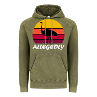 Vintage Olive retro vintage allegedly ostrich Vintage Hoodie - linhVisuals