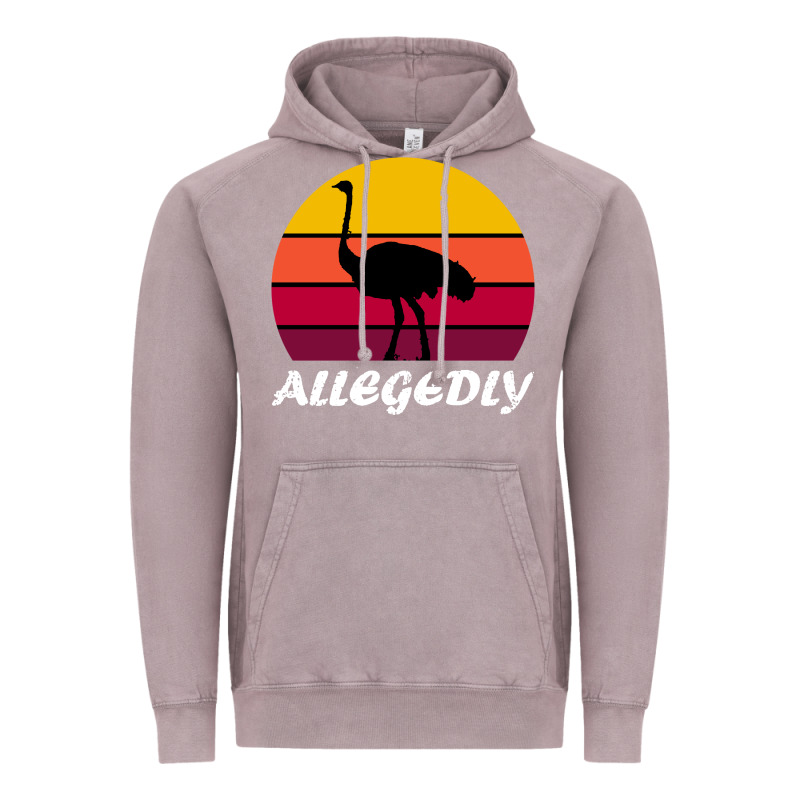 Retro Vintage Allegedly Ostrich Vintage Hoodie by linhVisuals | Teevron