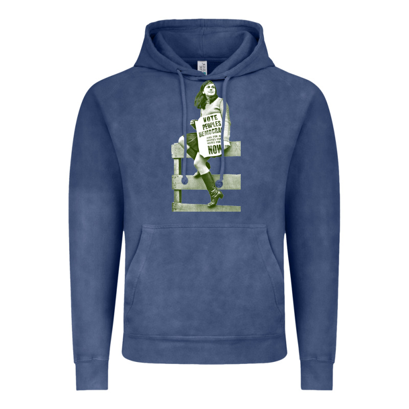 Bernadette Devlin Retro Irish Fanart Vintage Hoodie by linhVisuals | Teevron