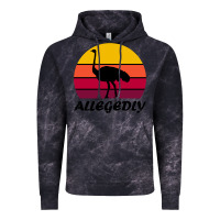 Cloud Black retro vintage allegedly ostrich Vintage Hoodie - linhVisuals