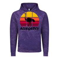 Cloud Purple retro vintage allegedly ostrich Vintage Hoodie - linhVisuals