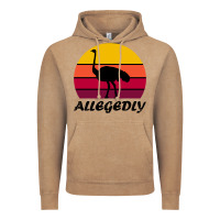 Vintage Coffee retro vintage allegedly ostrich Vintage Hoodie - linhVisuals