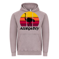 Vintage Zinc retro vintage allegedly ostrich Vintage Hoodie - linhVisuals