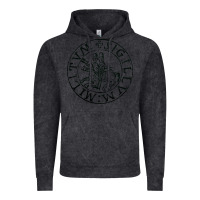 Vintage Black knights templar sigil Vintage Hoodie - linhVisuals