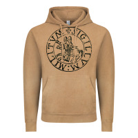 Vintage Camel knights templar sigil Vintage Hoodie - linhVisuals