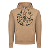 Vintage Coffee knights templar sigil Vintage Hoodie - linhVisuals
