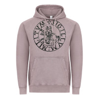 Vintage Zinc knights templar sigil Vintage Hoodie - linhVisuals