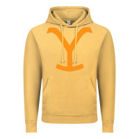 Vintage Mustard dutton ranch Vintage Hoodie - linhVisuals